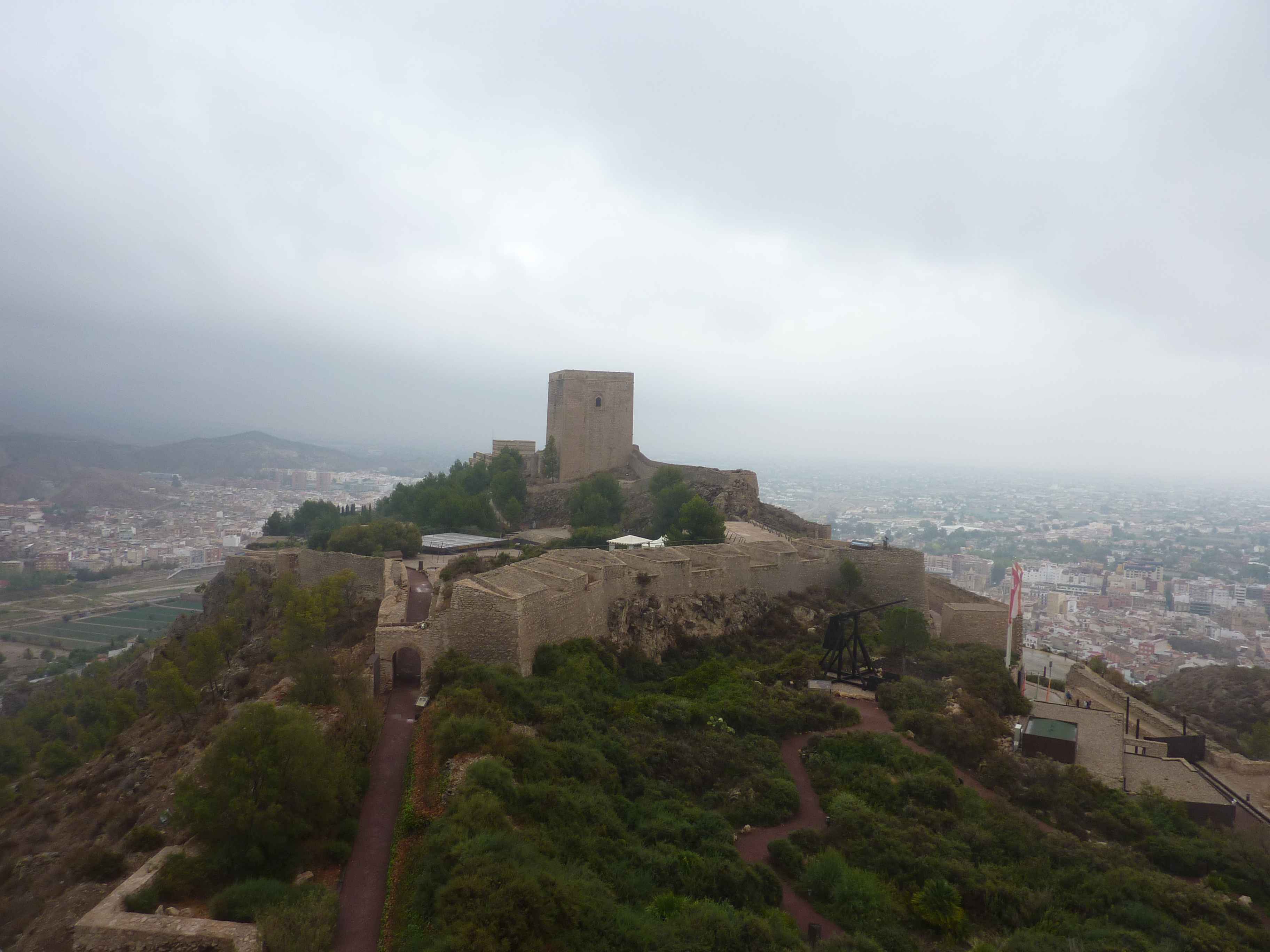 Photos de Vue Du Haut Du Chateau De Lorca Depuis Une Tour