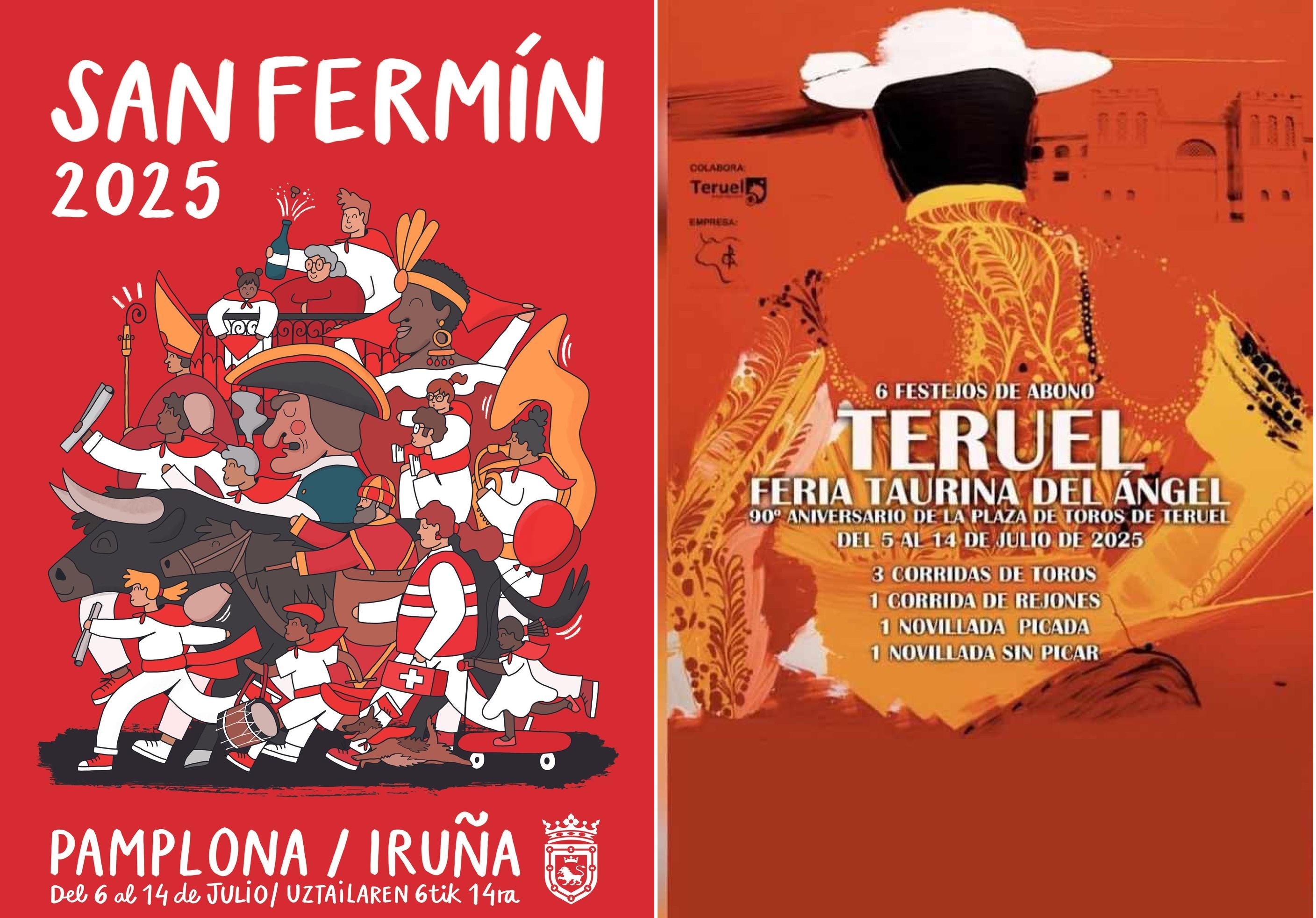 Quels sont les dates des ferias de Pampelune 2025