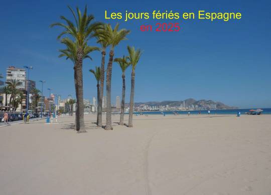 Jours fériés et ponts en Espagne et en région en 2025